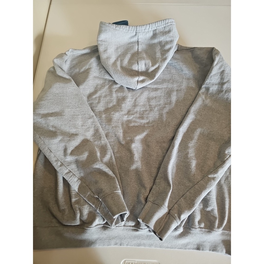 Looney Tunes Bugs‎ Bunny Six Flags Hoodie Womens 2XL Gray Graphic Pullover - Picture 5 of 5